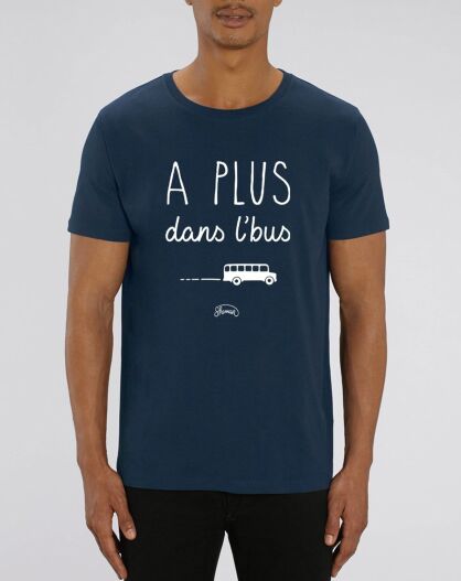 T-shirt A Plus Dans L'Bus marine